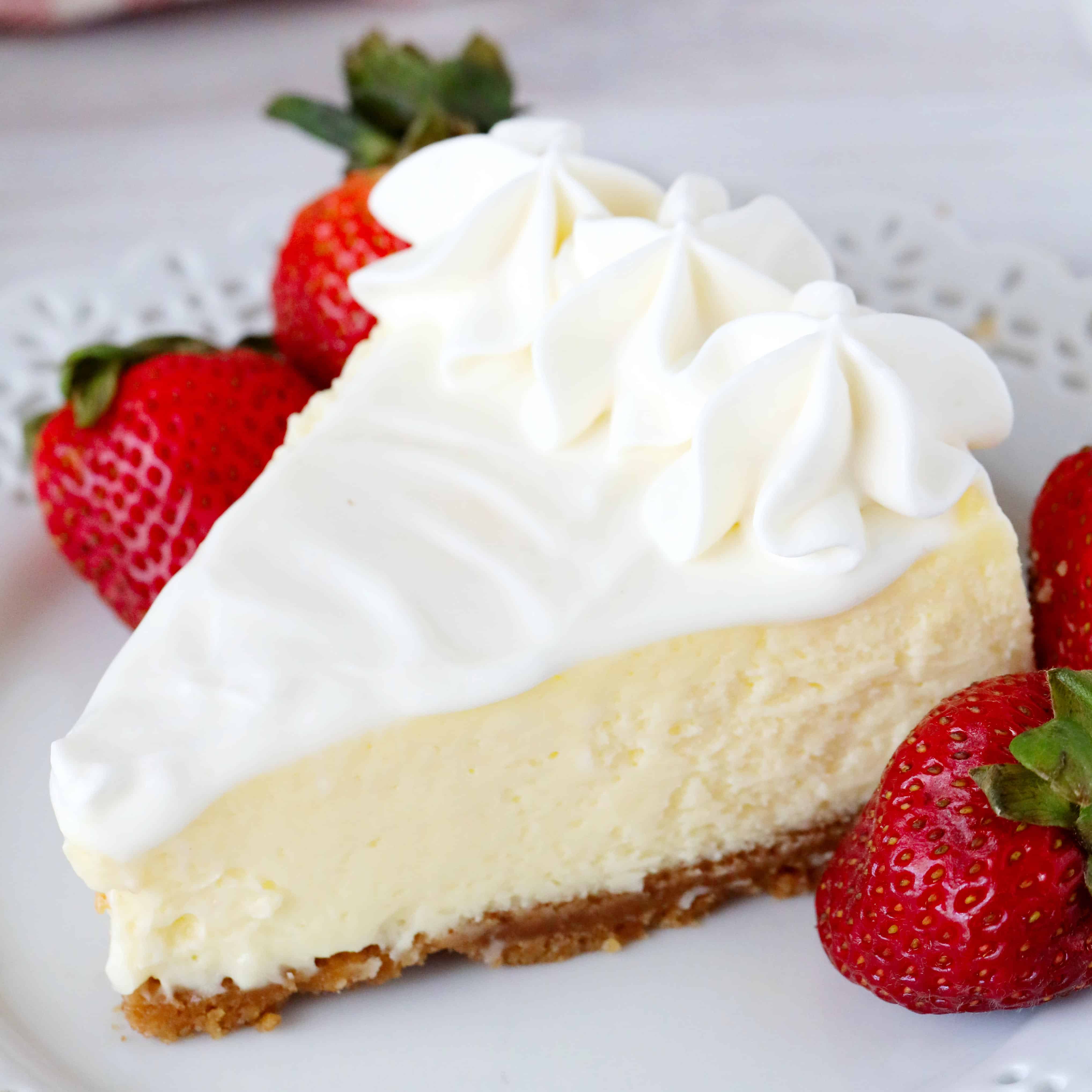 Sour Cream Cheesecake Easy Foolproof Recipe The Anthony Kitchen